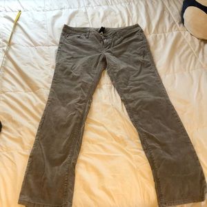 Victoria secret London denim corduroy gray size 10